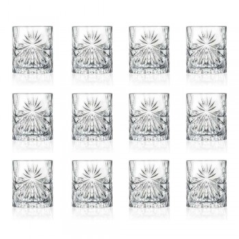 12 dvojitých staromódních sklenic v designu Eco Crystal - Daniele
