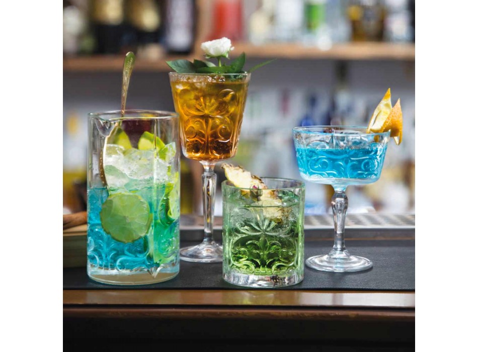 12 dvojitých staromódních sklenic v luxusním ekologickém křišťálu - Destino