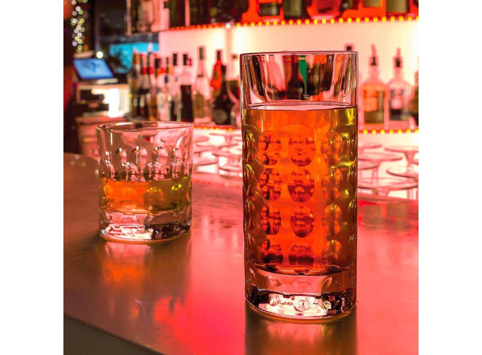 12 sklenic Highball pro nealkoholické nápoje nebo dlouhé nápoje v Eco Crystal - Titanioball