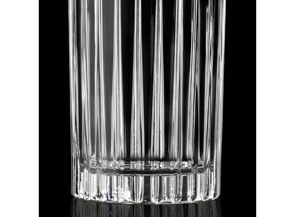 12 Tumbler vysokých highballových brýlí v dekorovaném Eco Crystal - Senzatempo