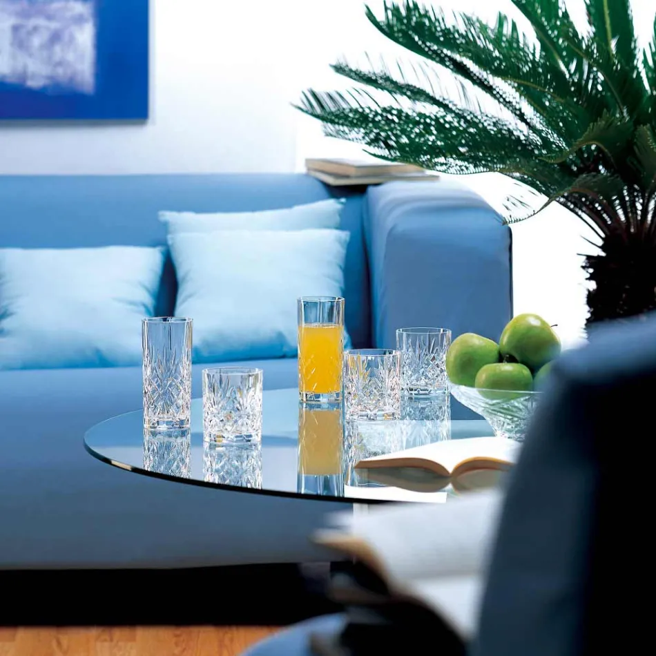 12 brýlí Alto Highball na koktejl v Eco Crystal - Cantabile Viadurini