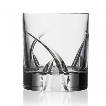 12 brýlí s nízkou sklenicí v luxusním designu Eco Crystal - Montecristo