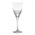 12 sklenic na červené víno v Eco Crystal Elegantní zdobený design - Milito