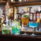 12 sklenic na vodu, nápoje nebo koktejl v dekorovaném Eco Crystal - Destino Viadurini