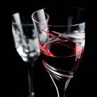12 sklenic na bílé víno v zdobeném a saténovém ekologickém křišťálu - cyklon Viadurini