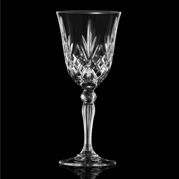 12 sklenic vína, vody, koktejlu v ekologickém stylu Crystal Vintage - Cantabile