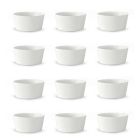 12 moderního designu bílá porcelánová zmrzlina nebo ovocné poháry - Egle Viadurini