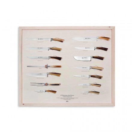 14 nožů Berti Wall Box exkluzivně pro Viadurini - Michelangelo Viadurini