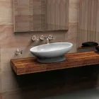 Koupelna Sink Design Egg Vyrobeno v Itálii Viadurini