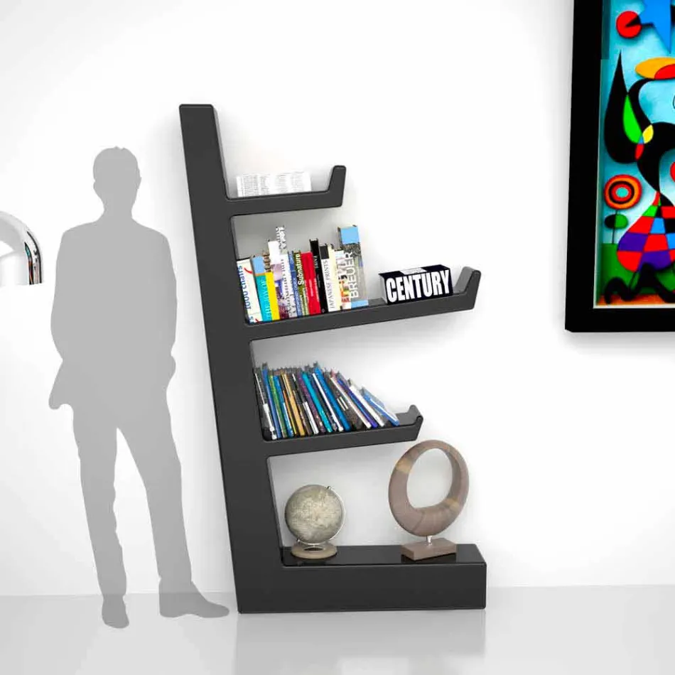 Design Austen Bookshelf Vyrobeno v Itálii Viadurini