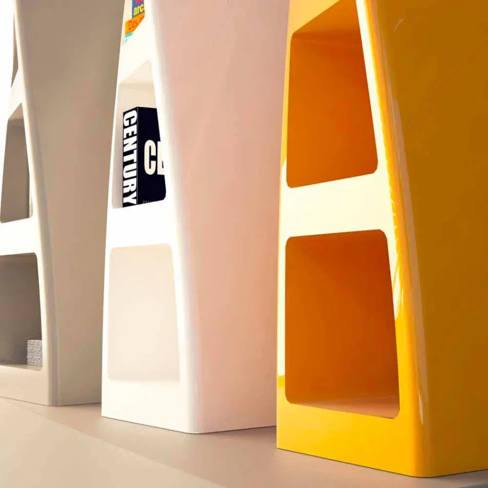 Moderní design Knihovna Collins Made in Italy Vyrobeno v Itálii Viadurini