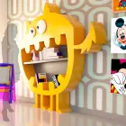 Hardy Moderní knihovna vyrobená v Itálii Viadurini