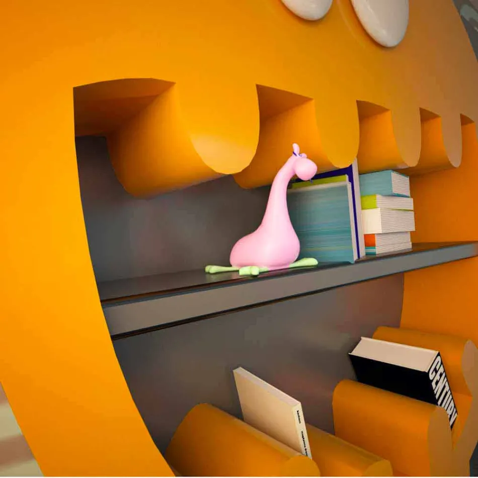 Hardy Moderní knihovna vyrobená v Itálii Viadurini