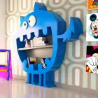 Hardy Moderní knihovna vyrobená v Itálii Viadurini