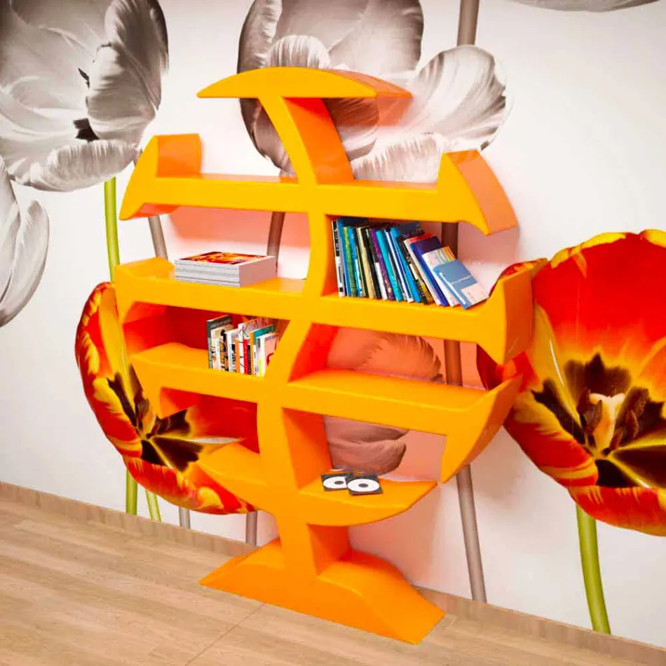 Design Stevenson Bookshelf Vyrobeno v Itálii Viadurini