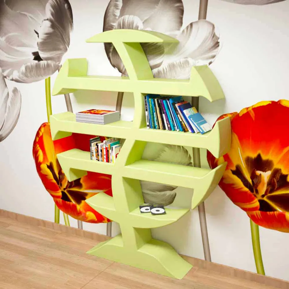 Design Stevenson Bookshelf Vyrobeno v Itálii Viadurini