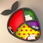 Design šálků Poppy kniha Vyrobeno v Itálii Viadurini