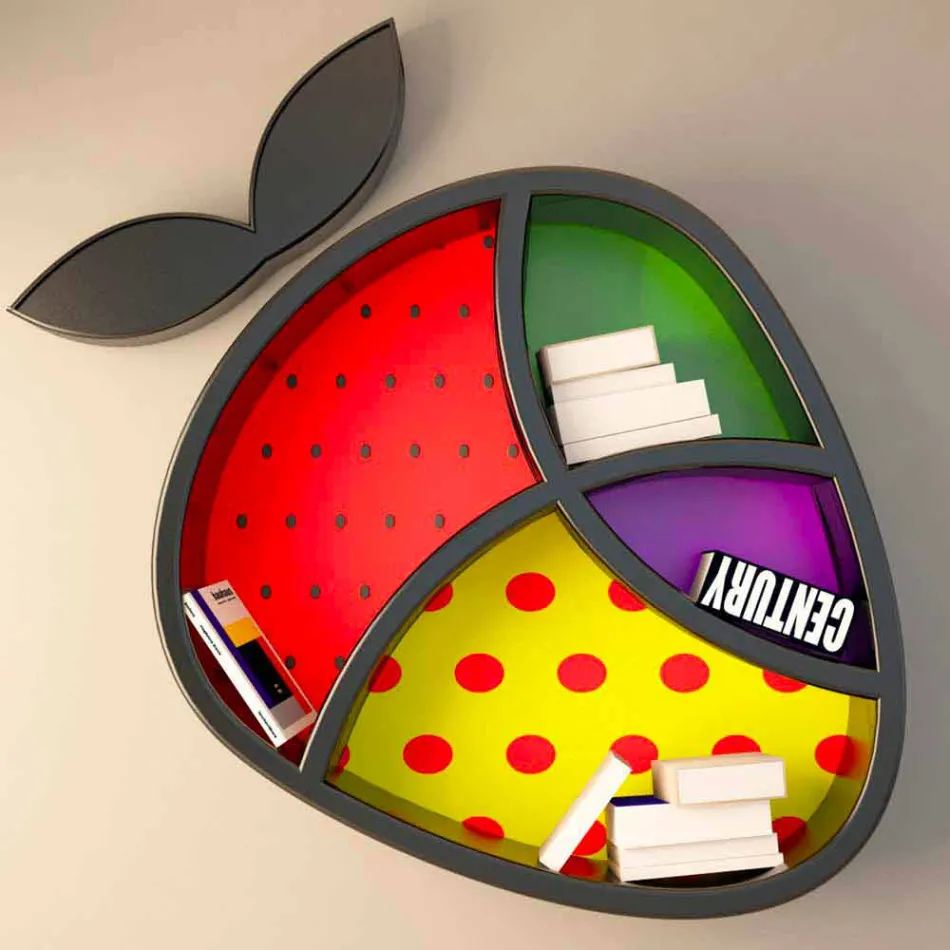 Design šálků Poppy kniha Vyrobeno v Itálii Viadurini