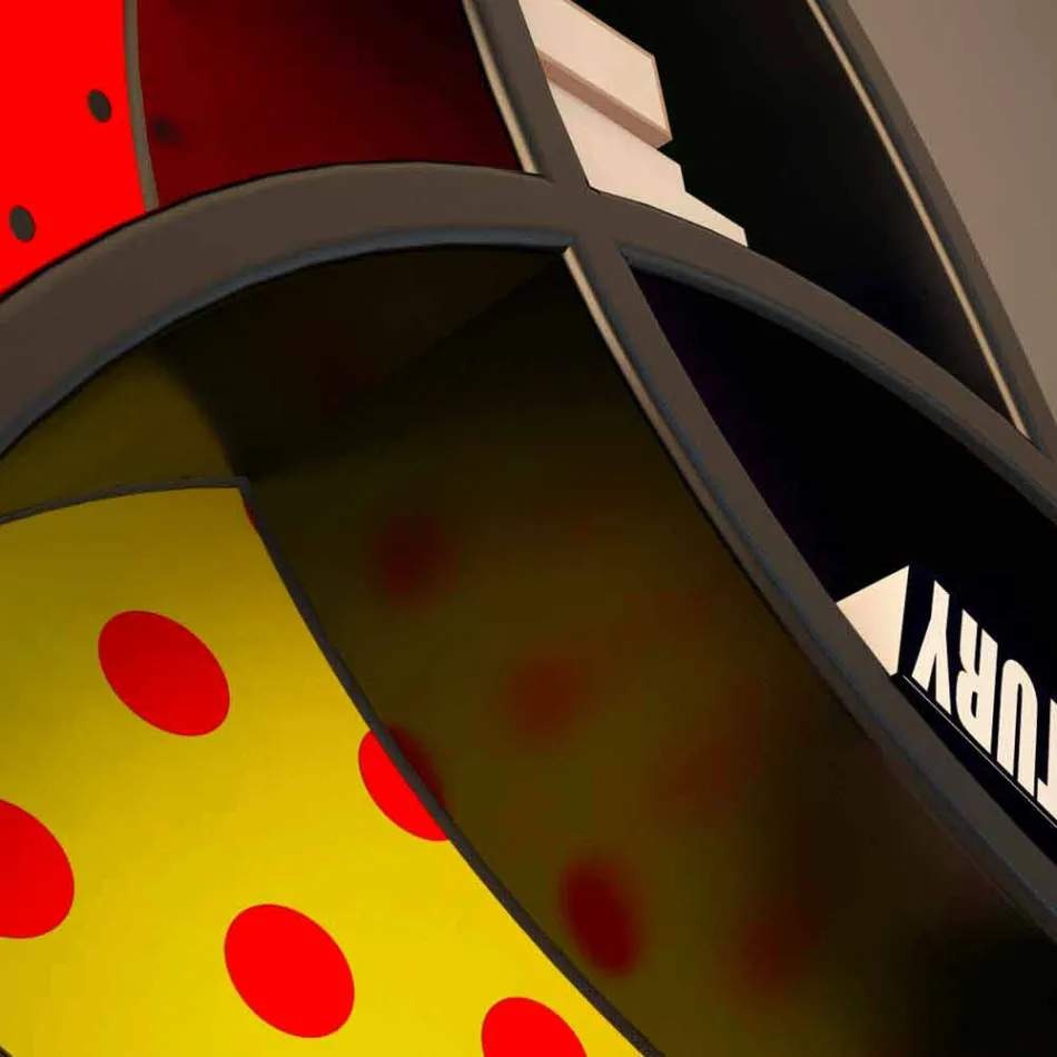 Design šálků Poppy kniha Vyrobeno v Itálii Viadurini