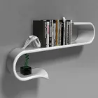 Moderní designový police Waveshelf vyrobený v Itálii Viadurini