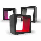 Polička moderní design Kubo Vyrobeno v Itálii Viadurini