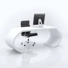 Desk Design Kancelářský nábytek Adams Vyrobeno v Itálii Viadurini
