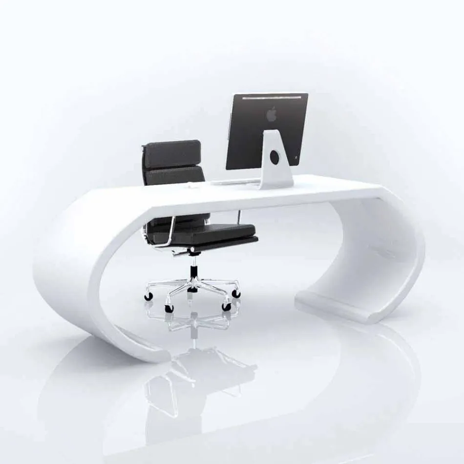 Desk Design Kancelářský nábytek Adams Vyrobeno v Itálii Viadurini
