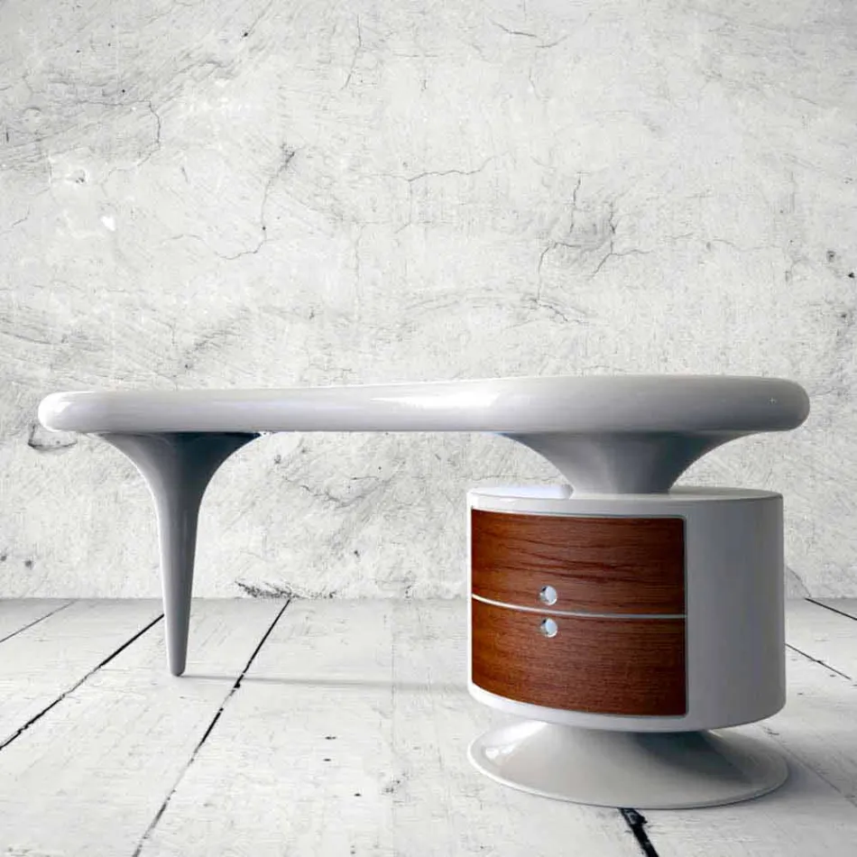 Design Desk Modern Bean Vyrobeno v Itálii Viadurini