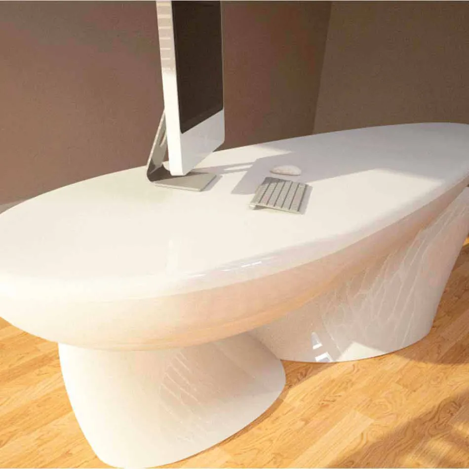 Sofstone Design kancelářský stůl vyrobený v Itálii Viadurini