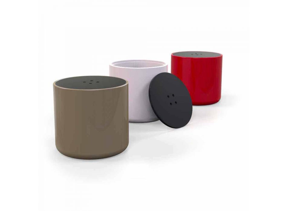 Design Button Pouf / Coffee Table Vyrobeno v Itálii Viadurini