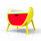 Moderní design noční stolky Gauche Vyrobeno v Itálii Viadurini