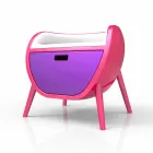 Moderní design noční stolky Gauche Vyrobeno v Itálii Viadurini