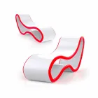 Chaise Longue Design Lory Vyrobeno v Itálii Viadurini