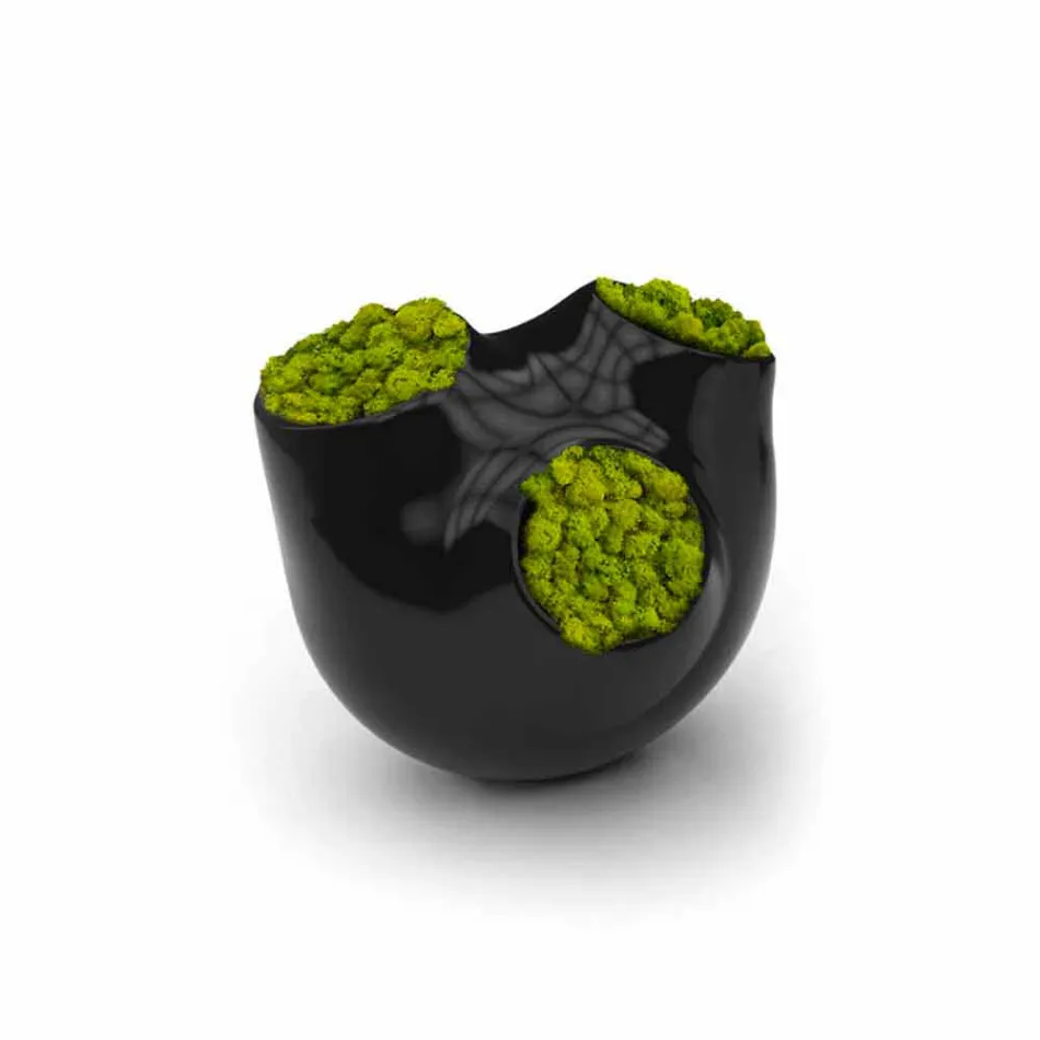 Dekorativní měsíční designová váza vyrobená v Itálii Viadurini