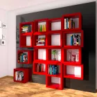 Design Fra011 Knihovna vyrobená v Itálii Viadurini