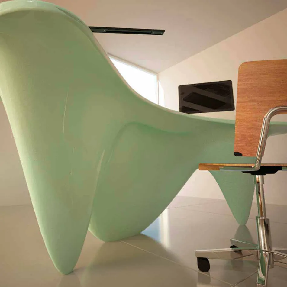 Sinuous Made in Itálie Kancelářský nábytek Desk Viadurini