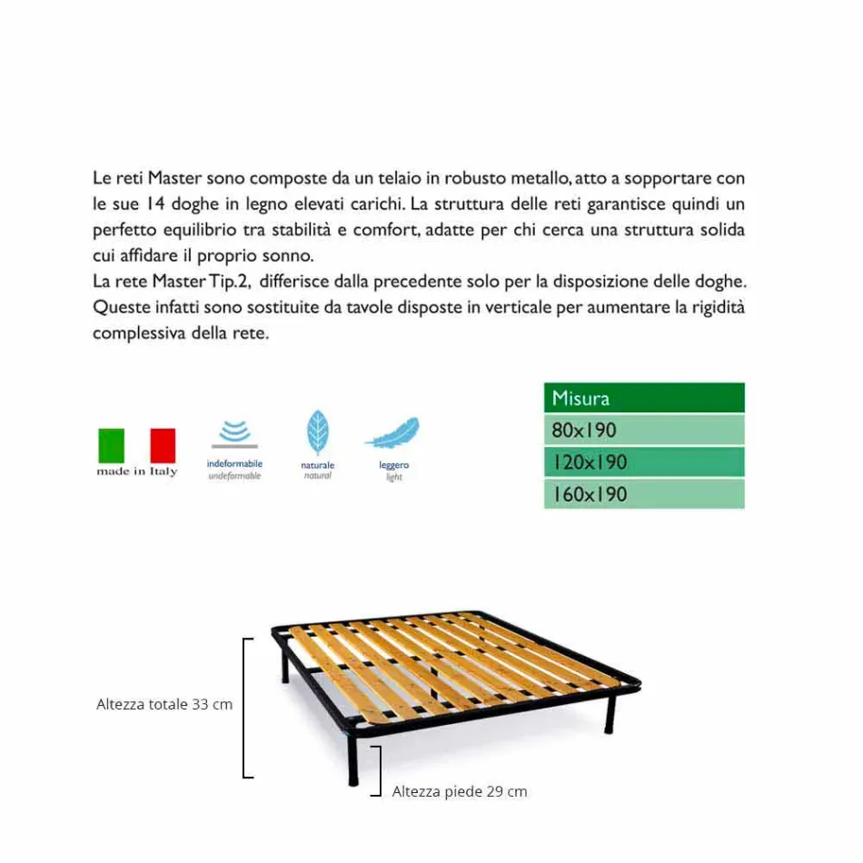 Double Network s Lamely Vertikální Bio Comfort 2 Viadurini