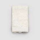 2 ručníky pro hosty v borduře ze směsi bavlny a lnu s krajkou - Ginova Viadurini