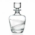 2 lahve na whisky Eco Crystal vyrobené ručně v Itálii - Cyclone