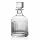 2 láhve na whisky s ekologickým křišťálovým víčkem Vintage Design - hmatové Viadurini