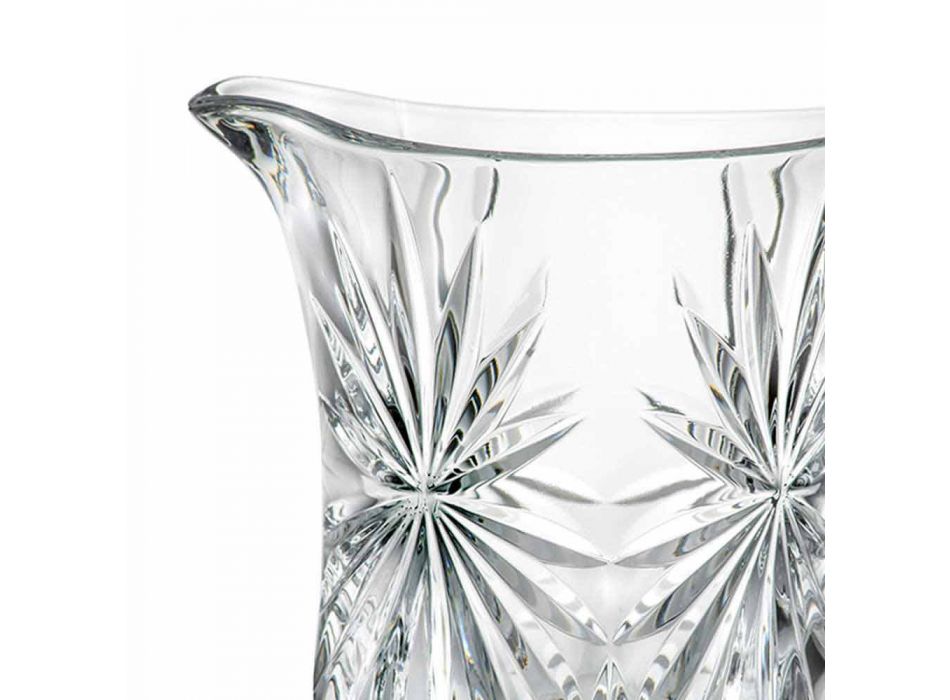 2 designové džbány na vodu se špičkovou dekorací zvukového skla Ultraclear - Daniele