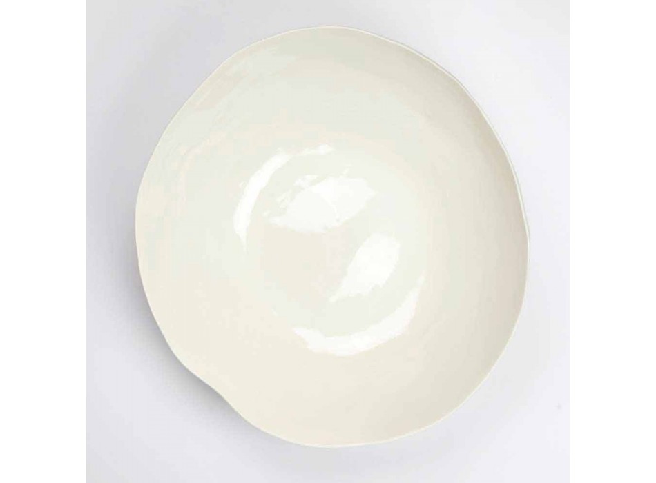 2 misky na salát v bílém porcelánu Unikátní kousky italského designu - Arciconcreto