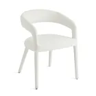 2 čalouněná křesla z látky bouclè s potaženým rámem - Domenica Viadurini