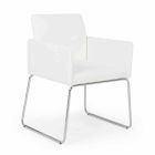 2 židle s područkami potaženými koženkou Modern Design Homemotion - Farra Viadurini