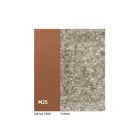 2 interiérové židle z kovu s látkovým sedákem Bliss - Avenia Viadurini