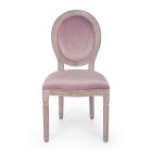 2 jídelní židle klasického designu v Polyester Homemotion - Dalida Viadurini