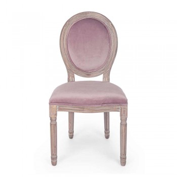2 jídelní židle klasického designu v Polyester Homemotion - Dalida