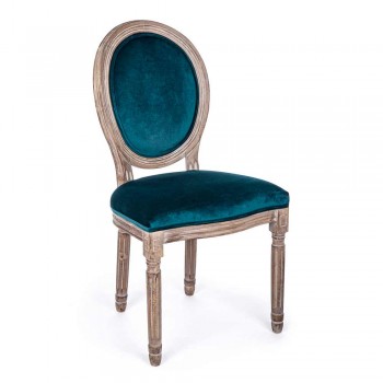 2 jídelní židle klasického designu v Polyester Homemotion - Dalida