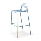 2 venkovní stoličky vyrobené z oceli vyrobené v Itálii - léto Viadurini