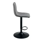 2 stoličky do obývacího pokoje s čalouněnými látkovými sedáky v různých barvách - Impeto Viadurini